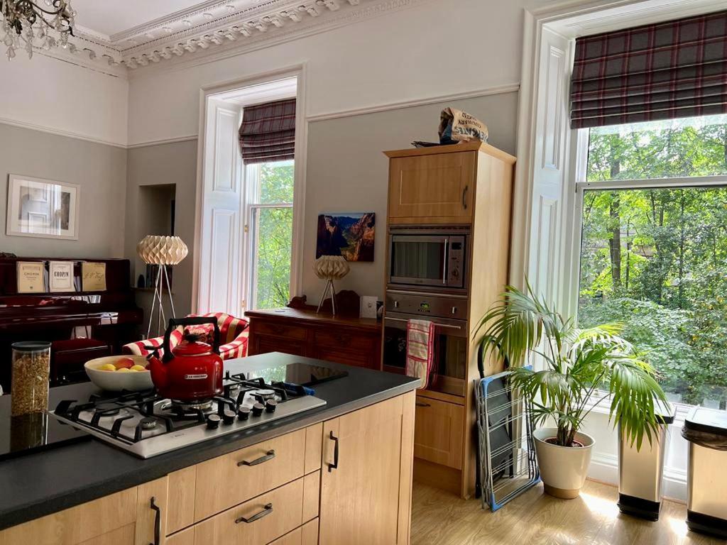 Beautiful Double Room In Idyllic West End Townhouse Glasgow Zewnętrze zdjęcie